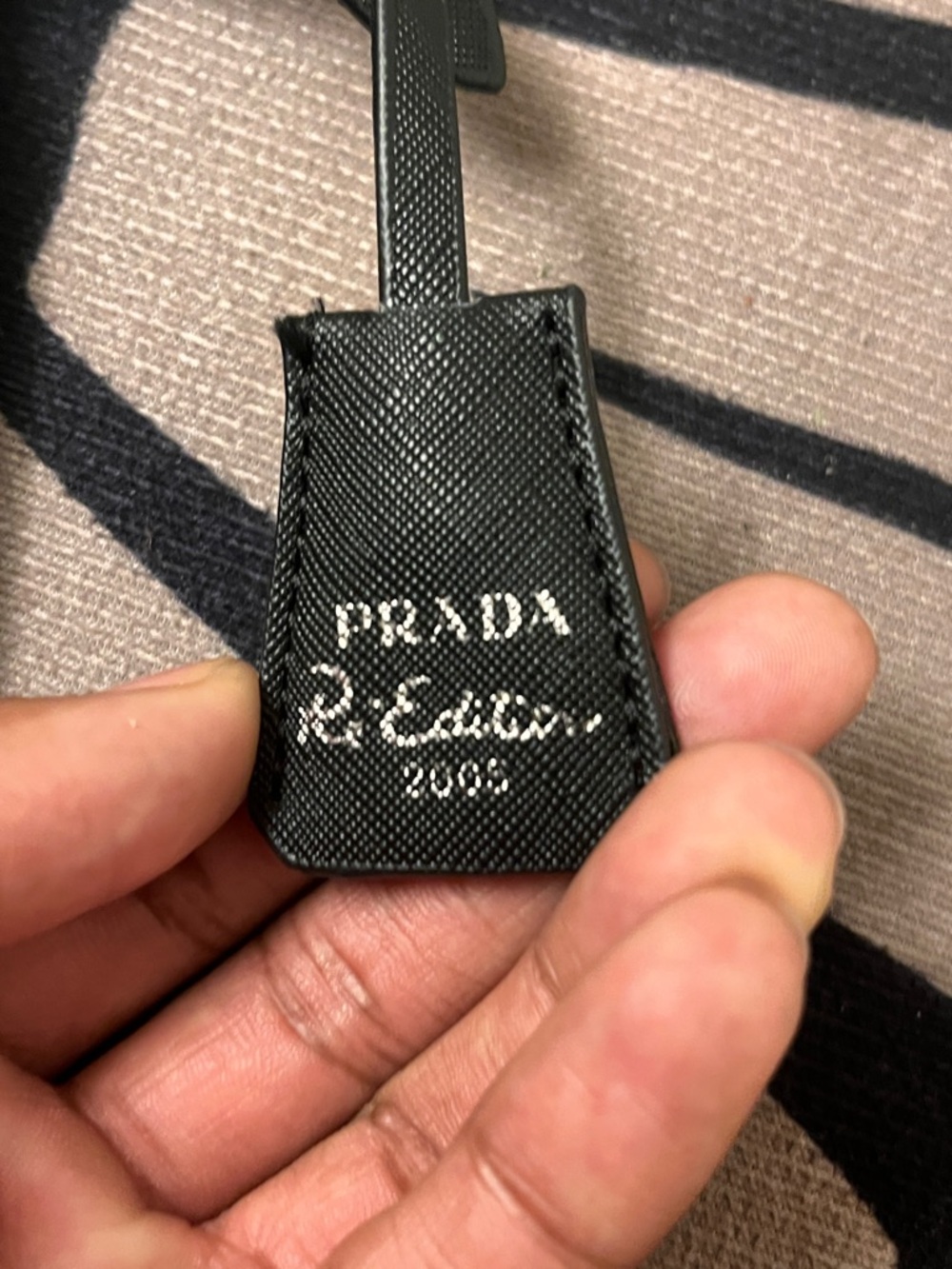 Prada Black Shoulder Bag with Chain and Pouch - Picture 2 of 4